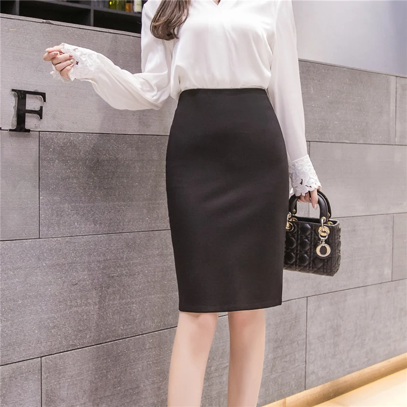 Elegant Midi Pencil Skirts High Waist For Wrok 2020 Large Size Skirt 4XL 5XL Slit Black Red elastic OL Bandage Skirts Womens
Elegant Midi Pencil Skirts High Waist For Wrok 2020 Large Size Skirt 4XL 5XL Slit Black Red elastic OL Bandage Skirts Womens
