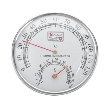 Sauna Thermometer Metal Case Steam Sauna Room Thermometer Hygrometer Bath And Sauna Indoor Outdoor Used
Sauna Thermometer Metal Case Steam Sauna Room Thermometer Hygrometer Bath And Sauna Indoor Outdoor Used