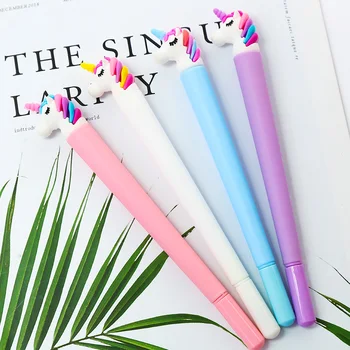 12Pcs/pack Creative Cute Unicorn Gel Pen Blue Ink Cartoon Rainbow School Office Supply Thing Material Stationery Pencil Case Bag
12Pcs/pack Creative Cute Unicorn Gel Pen Blue Ink Cartoon Rainbow School Office Supply Thing Material Stationery Pencil Case Bag