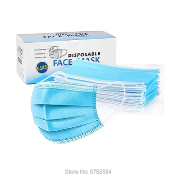 50 PCS Disposable 3 Layers Non-woven Face Mask Ear Hook Mask Anti Dust Mask for Adult Blue Color
50 PCS Disposable 3 Layers Non-woven Face Mask Ear Hook Mask Anti Dust Mask for Adult Blue Color
