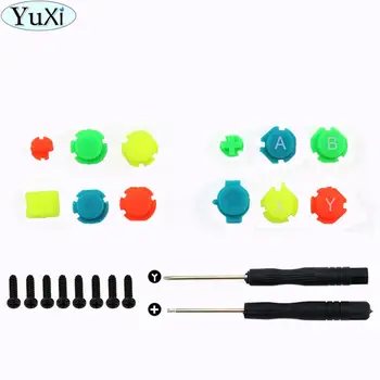 YuXi DIY ABXY D-Pad Buttons replacement for Nintend Switch Joy-con Controller Left Right Controller and screw with opening tools
YuXi DIY ABXY D-Pad Buttons replacement for Nintend Switch Joy-con Controller Left Right Controller and screw with opening tools