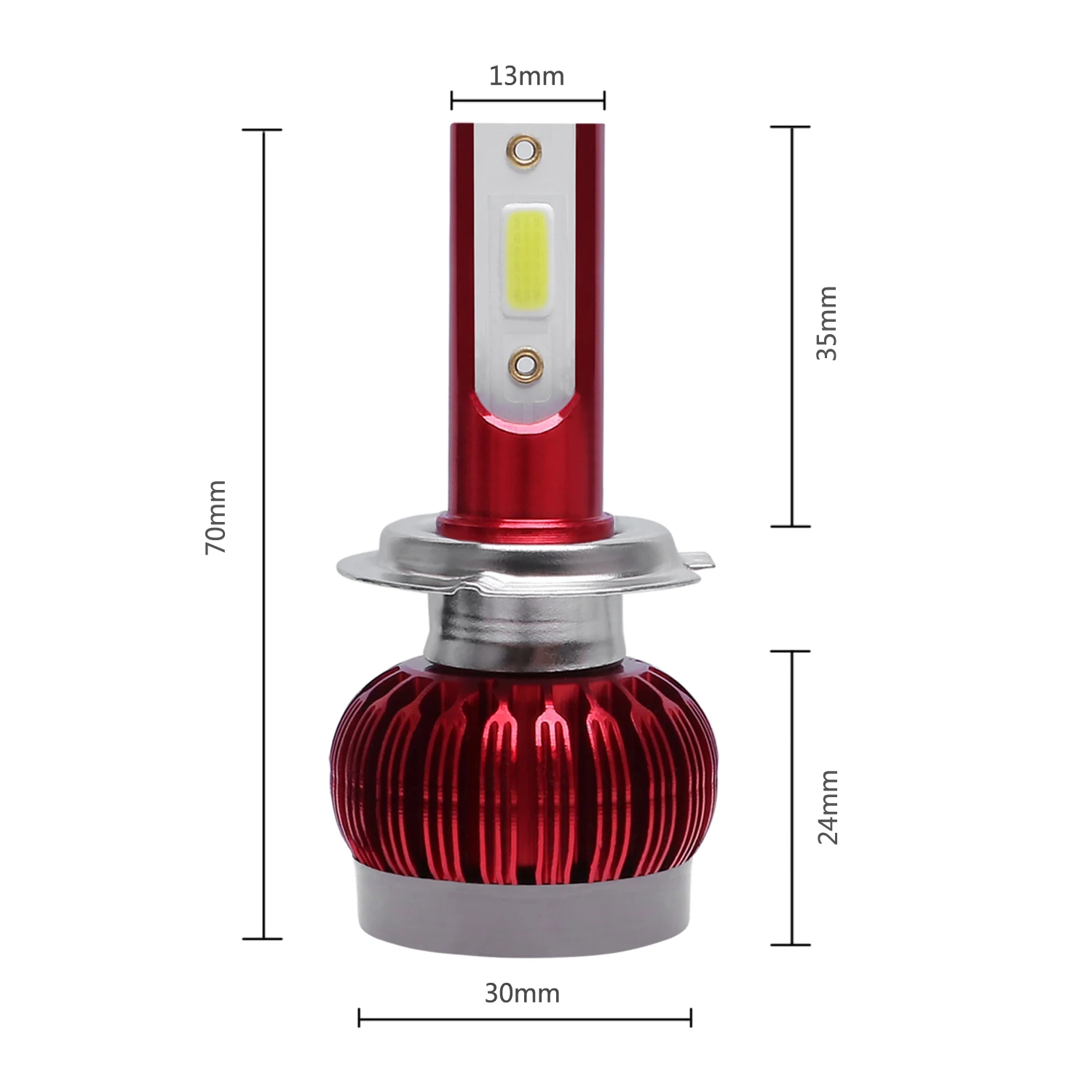 Car Headlights H7 LED 6500LM High / Low Beam Bulbs 6000K Lamp Luminous Parts Set
Car Headlights H7 LED 6500LM High / Low Beam Bulbs 6000K Lamp Luminous Parts Set