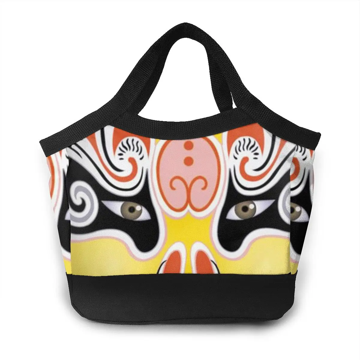 WHEREISARTCooler Lunch Box Bag Peking Opera Masks Printing Picnic Storage Bags Women Yellow Thermal Cooler Insulated New
WHEREISARTCooler Lunch Box Bag Peking Opera Masks Printing Picnic Storage Bags Women Yellow Thermal Cooler Insulated New