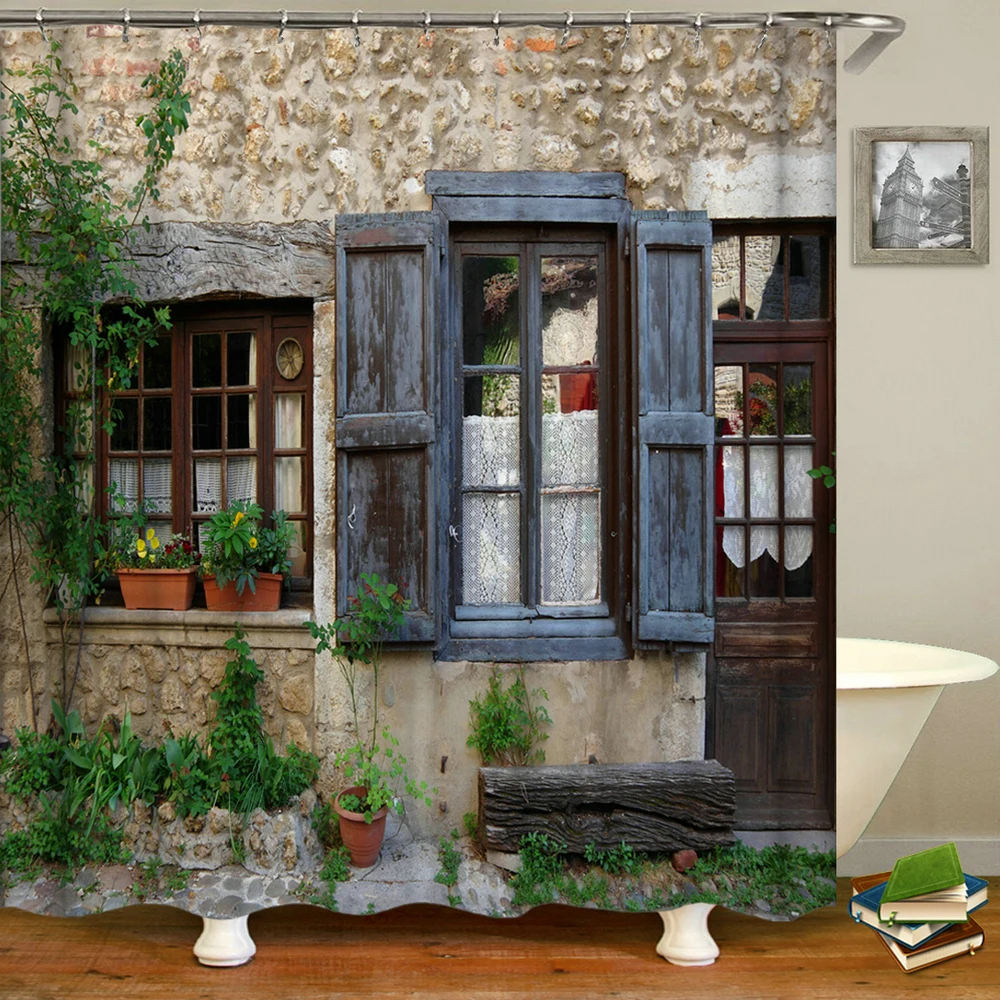 Rural Idyllic Flowers European Garden Shower Curtain Bathroom Waterproof 3d Printed Bath Curtains with 10 Hooks Polyester Cloth Rural Idyllic Flowers European Garden Shower Curtain Bathroom Waterproof 3d Printed Bath Curtains with 10 Hooks Polyester Cloth