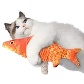 Electric Fish Cat Toy interactive Realistic Moving Cat Toy игрушки для кошек Cat flopping Fish Toy with Catnip herbe a chat
Electric Fish Cat Toy interactive Realistic Moving Cat Toy игрушки для кошек Cat flopping Fish Toy with Catnip herbe a chat