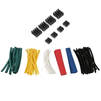 100 Pcs Casing Heat Shrink Tube Colorful & 4 Sets Cooling Kit Diffusion for Raspberry Pi B+, Pi 2 B Y011
100 Pcs Casing Heat Shrink Tube Colorful & 4 Sets Cooling Kit Diffusion for Raspberry Pi B+, Pi 2 B Y011