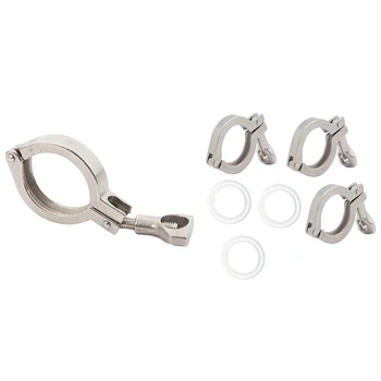 1 Set 3/4 Inch 19mm Hose Barb Ferrule +1.5 Inch Tri Clamp + Ptfe Gasket & 1 Set 1.5 Inch Three Clamps 50.5mm Ferrule
1 Set 3/4 Inch 19mm Hose Barb Ferrule +1.5 Inch Tri Clamp + Ptfe Gasket & 1 Set 1.5 Inch Three Clamps 50.5mm Ferrule