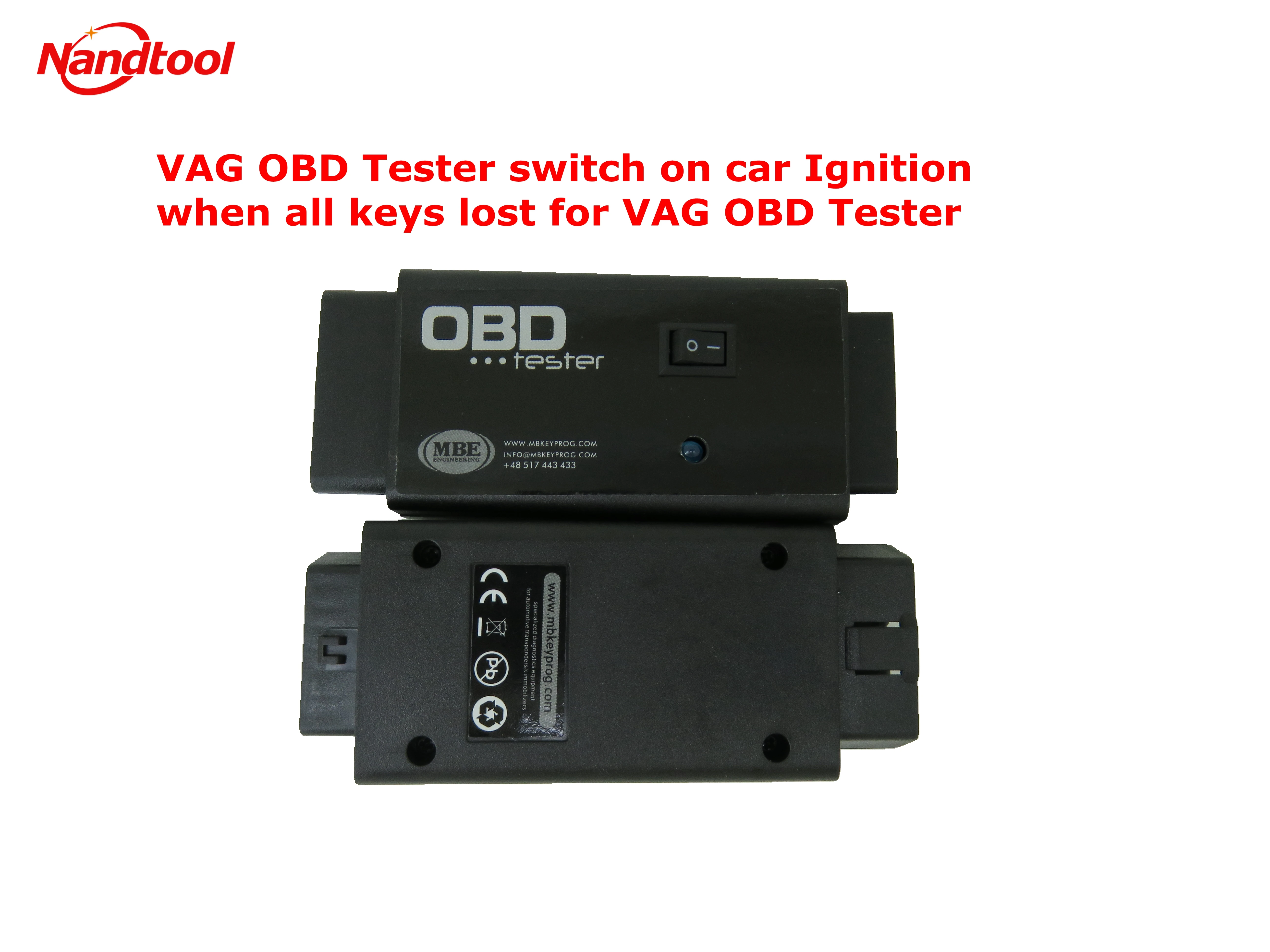 Hot sell ! OBD Tester switch on car Ignition when all keys lost for VAG OBD Tester
Hot sell ! OBD Tester switch on car Ignition when all keys lost for VAG OBD Tester