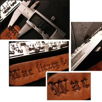 OLD ENGLISH "Blackletter" font 26 capital + lower case letters Hand-work carving punches stamp craft with leather carving tools
OLD ENGLISH "Blackletter" font 26 capital + lower case letters Hand-work carving punches stamp craft with leather carving tools