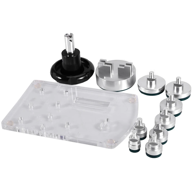 Watch Case Back Opener Rubber Suction Type Assortment of 9 Heads Watch Repair Tool -Green
Watch Case Back Opener Rubber Suction Type Assortment of 9 Heads Watch Repair Tool -Green