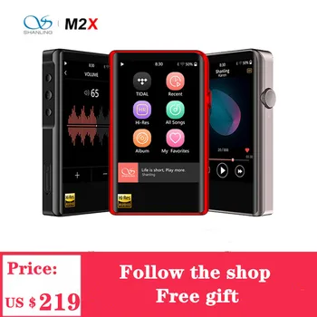 

SHANLING M2X Player Bluetooth HIFI Music MP3 Hi-Res AK4490 DAC USB DSD Wifi Player Touch Screen Type C PCM 32/384 Headphones