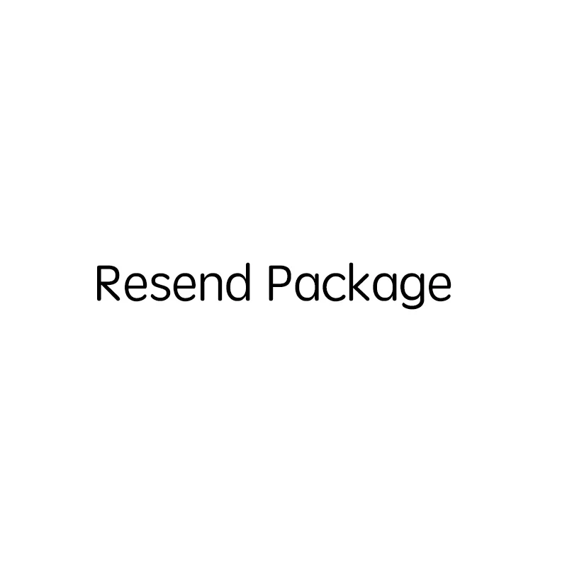 If you need to resend the package, please purchase this product and tell me your order number 
If you need to resend the package, please purchase this product and tell me your order number