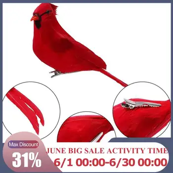 Houshold Garden Simulated Red Parrot Artificial Bird with Clip for Wedding Home Decor Support
Houshold Garden Simulated Red Parrot Artificial Bird with Clip for Wedding Home Decor Support