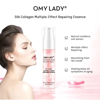 OMY LADY Silk Collagen Multiple-Effect Repairing Essence Face Care Liquid Essence Delay Aging Reduce Wrinkles Moisturizing Skin
OMY LADY Silk Collagen Multiple-Effect Repairing Essence Face Care Liquid Essence Delay Aging Reduce Wrinkles Moisturizing Skin