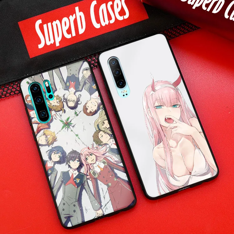 Чехол Zero Two Dear in the FranXX для телефона Huawei honor 8 mate p 9 10 20 30 lite pro plus мягкий силиконовый