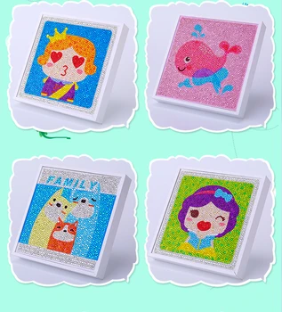 New Children Full Diamond Diamond Painting Embroidery Set Cartoon Animal Pattern With Frame Mosaic Painting Handmade Education
New Children Full Diamond Diamond Painting Embroidery Set Cartoon Animal Pattern With Frame Mosaic Painting Handmade Education