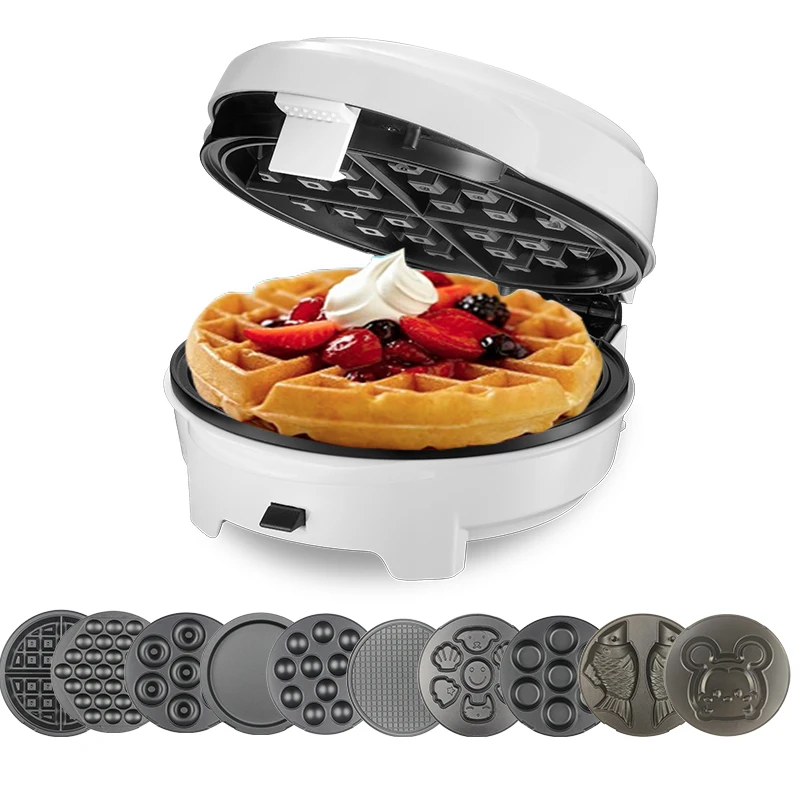 Home DIY Waffle Maker Multi-function Egg Roll Cake Muffin Waffle Maker Egg Machine Electric Baking Pan Automatic 10pcs mold
Home DIY Waffle Maker Multi-function Egg Roll Cake Muffin Waffle Maker Egg Machine Electric Baking Pan Automatic 10pcs mold