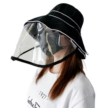 Unisex Removable Anti-Spitting Sun Protection Full Face Shield Bucket Hat Cap Anti Splash Transparent Face Covering Mask
Unisex Removable Anti-Spitting Sun Protection Full Face Shield Bucket Hat Cap Anti Splash Transparent Face Covering Mask