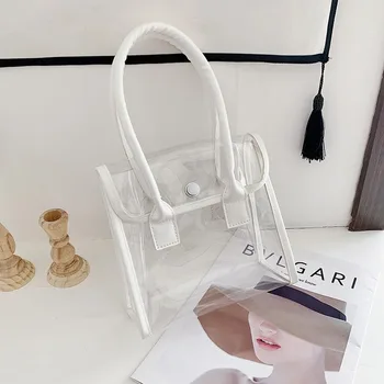 Female Flap Bags Summer PVC Transparent Tote Bags for Women New Luxury Designer Small Ladies' Shoulder Messenger Bags Sac A Main
Female Flap Bags Summer PVC Transparent Tote Bags for Women New Luxury Designer Small Ladies' Shoulder Messenger Bags Sac A Main