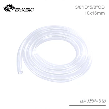 Bykski B-WP-16, 3/8"ID*5/8"OD 10x16mm Soft Tubes, For Water Cooling System Pipeline Construction, 1 Meter/pcs 
Bykski B-WP-16, 3/8"ID*5/8"OD 10x16mm Soft Tubes, For Water Cooling System Pipeline Construction, 1 Meter/pcs