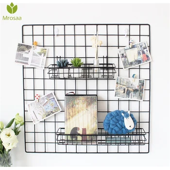 Grid Hanging Basket Innovative Flower Pot Shelf Iron Wall Mounted Decor Iron Frame Hanging Display Rack Indoor Storage Basket
Grid Hanging Basket Innovative Flower Pot Shelf Iron Wall Mounted Decor Iron Frame Hanging Display Rack Indoor Storage Basket