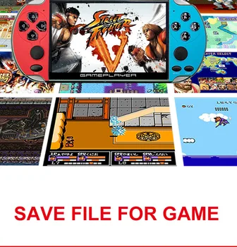32/64/128 Bit 5" 7" LCD X9 plus Double rocker 16G Handheld Retro Game Console Video MP5 TF Card for GBA/NES 10000 games
32/64/128 Bit 5" 7" LCD X9 plus Double rocker 16G Handheld Retro Game Console Video MP5 TF Card for GBA/NES 10000 games