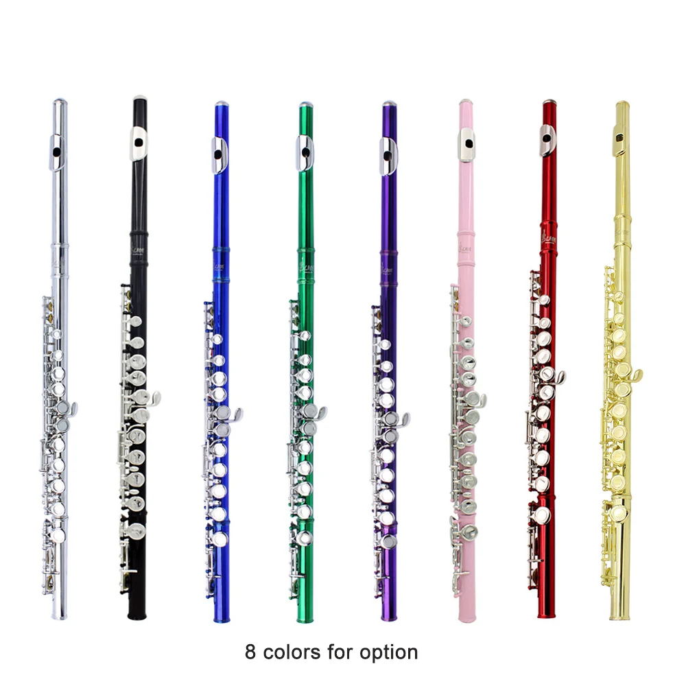 Hot New SLADE Western Concert Flute Cupronickel Plated Silver 16 Holes C Key Woodwind Instrument with Gloves Mini Screwdriver
Hot New SLADE Western Concert Flute Cupronickel Plated Silver 16 Holes C Key Woodwind Instrument with Gloves Mini Screwdriver