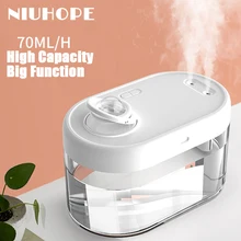 NIUHOPE 1000ML Air Humidifier Double Nozzle Mist Aroma Diffuser with Coloful LED light Heavy fog Ultrasonic Humidifiers
NIUHOPE 1000ML Air Humidifier Double Nozzle Mist Aroma Diffuser with Coloful LED light Heavy fog Ultrasonic Humidifiers