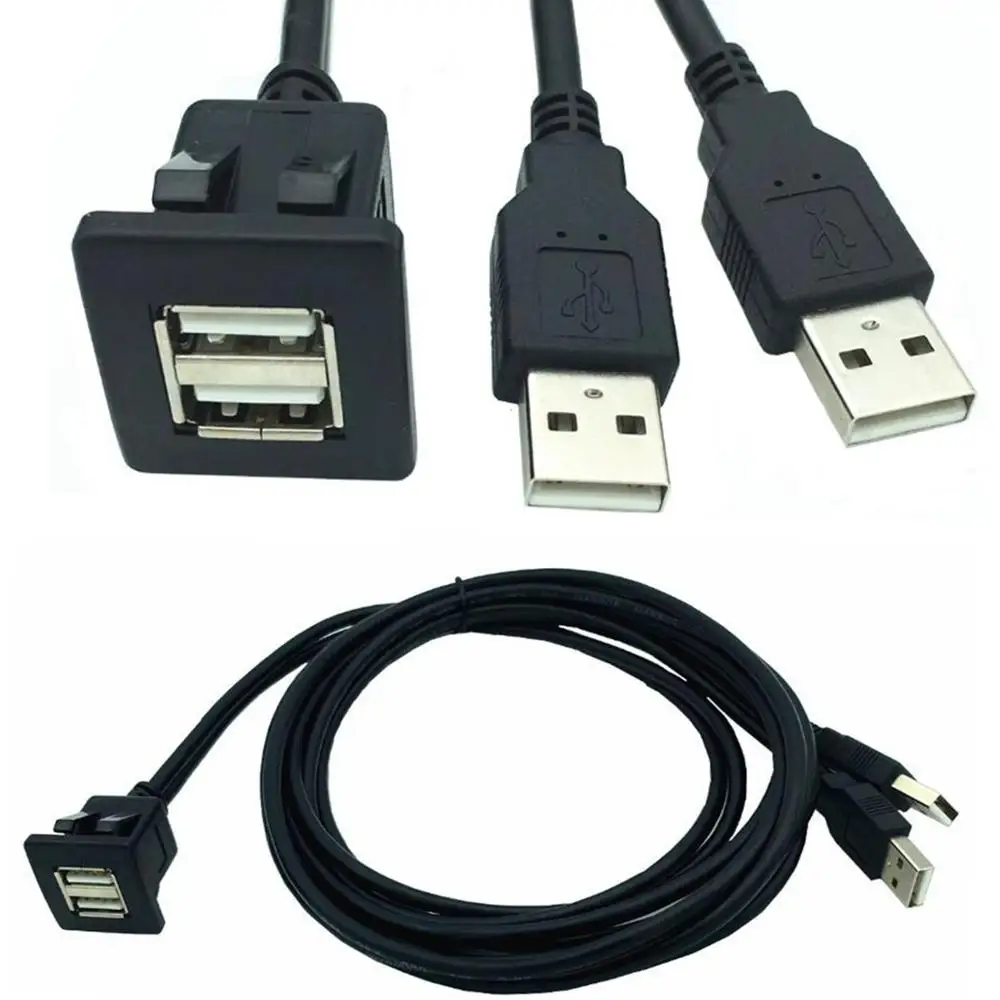 ABS buckle type dual port USB2.0 waterproof cable car, ship, motorcycle dashboard cable 2.0 Port Male to Female Cable
ABS buckle type dual port USB2.0 waterproof cable car, ship, motorcycle dashboard cable 2.0 Port Male to Female Cable
