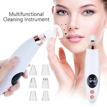 Blackhead Remover Face Skin Care Tools Black Head Remover USB Charging Vacuum Suction Facial Black Dot Remover Acne Pore Cleaner
Blackhead Remover Face Skin Care Tools Black Head Remover USB Charging Vacuum Suction Facial Black Dot Remover Acne Pore Cleaner