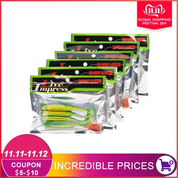 bassland soft fishing lure 6 bags/set 85mm 5.5g and 100mm 9g best price from the hunt house store 
bassland soft fishing lure 6 bags/set 85mm 5.5g and 100mm 9g best price from the hunt house store