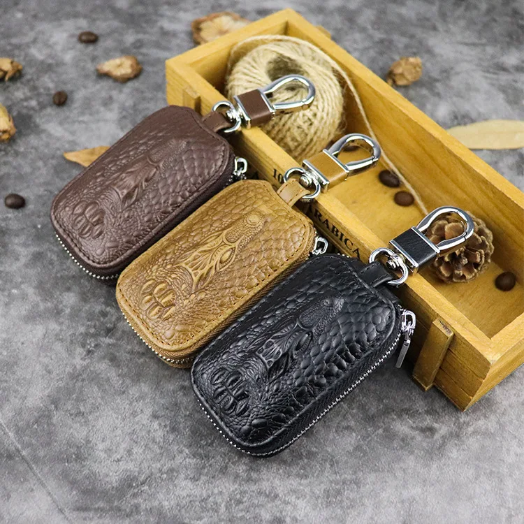 Ma qi Meal Genuine Leather Craft Embossed High Textured Crocodile Pattern Portable Large Head Buckle First Layer of Leather Car
Ma qi Meal Genuine Leather Craft Embossed High Textured Crocodile Pattern Portable Large Head Buckle First Layer of Leather Car