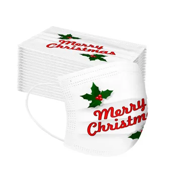 100pc Christmas Printed Mask Adult Universal Disposable High-quality Breathable Soft Mask For Face Protective Shield Masque
100pc Christmas Printed Mask Adult Universal Disposable High-quality Breathable Soft Mask For Face Protective Shield Masque