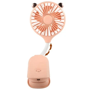 Small Personal USB Desk Fan Clip On,Portable Mini Fan for Stroller, Best Gifts for Women Mom Wife