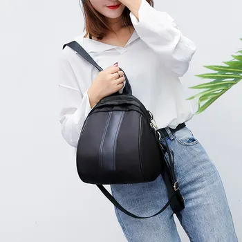 #W4 bagpack for school Women Backpack Soft Leather Dual-use Personality Simple Student Backpack рюкзак solid 2 color leather
#W4 bagpack for school Women Backpack Soft Leather Dual-use Personality Simple Student Backpack рюкзак solid 2 color leather