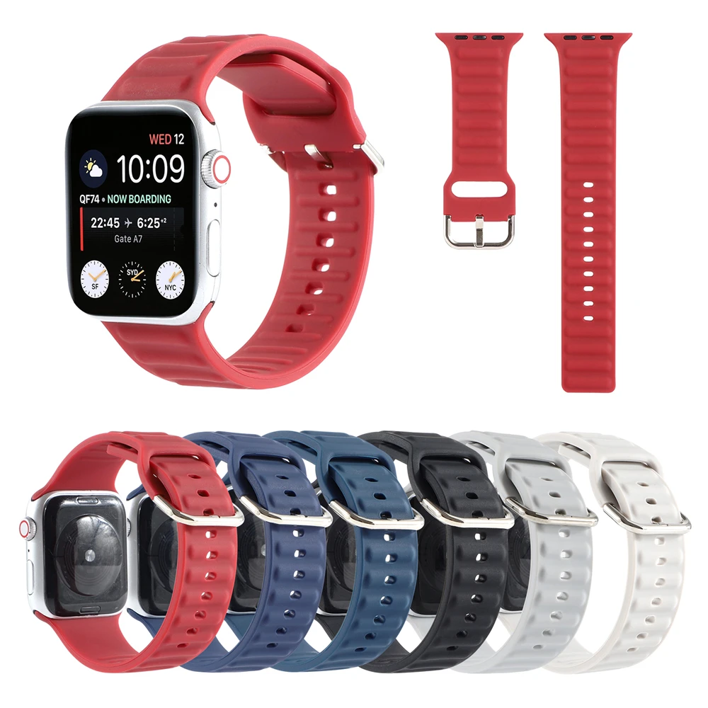 CNSUPER Silicone Elastic Watch Band Strap For Apple Watch Series SE 6/ 5/ 4 /3/ 2 Compatible with 38mm 40m 42mm 44mm
CNSUPER Silicone Elastic Watch Band Strap For Apple Watch Series SE 6/ 5/ 4 /3/ 2 Compatible with 38mm 40m 42mm 44mm