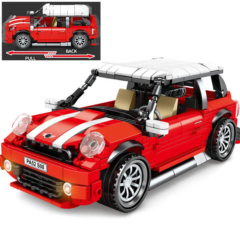557Pcs Technic Creator Expert MINI Pull Back Car Building Blocks Sets Playmobil DIY Creator Bricks Model Educational Kids Toys
557Pcs Technic Creator Expert MINI Pull Back Car Building Blocks Sets Playmobil DIY Creator Bricks Model Educational Kids Toys