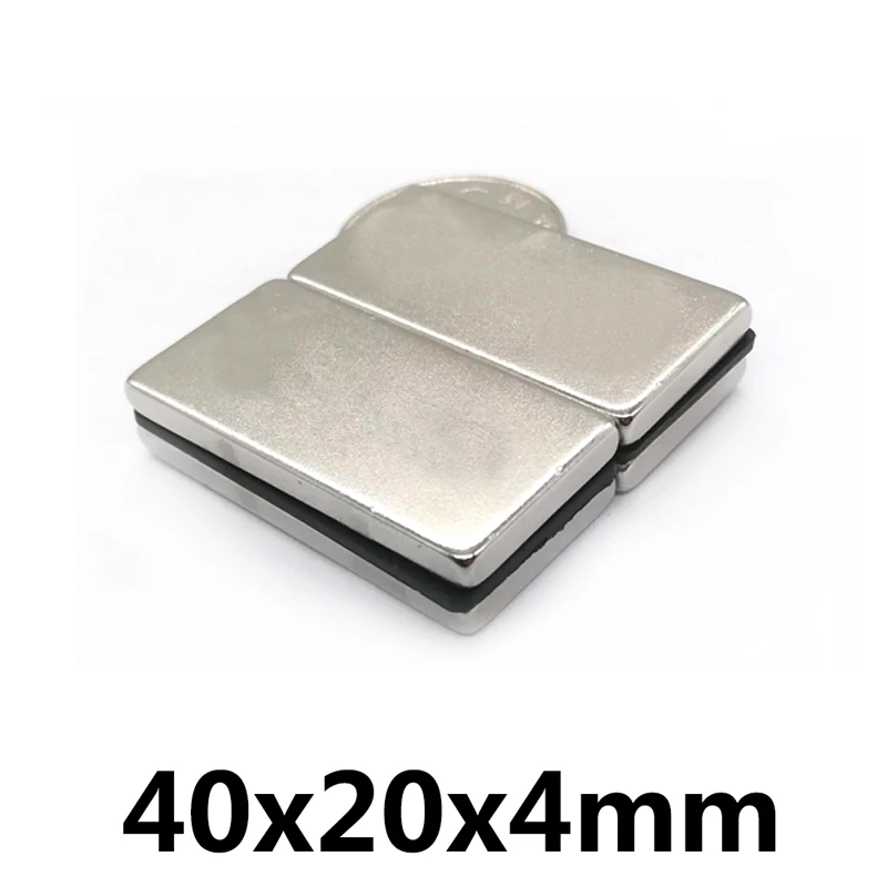 5/10/30pcs Magnet 40mm x 20mm x 4mm N35 super Strong Square NdFeB Rare Earth Magnet 40*20*4 mm Neodymium Magnets
5/10/30pcs Magnet 40mm x 20mm x 4mm N35 super Strong Square NdFeB Rare Earth Magnet 40*20*4 mm Neodymium Magnets