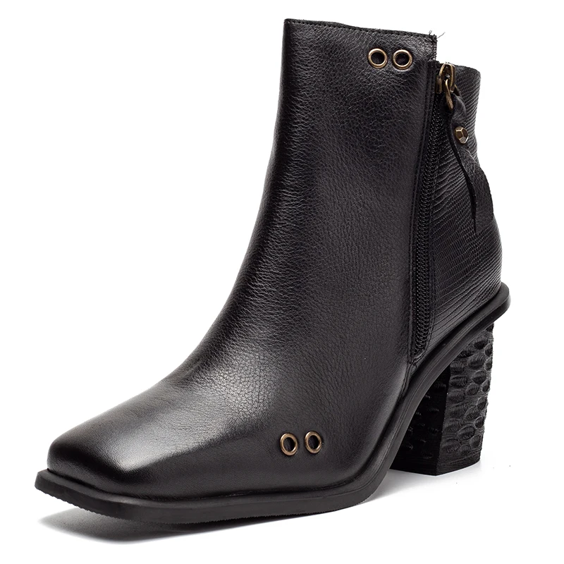 2019 Autumn Winter Boots Shoes Women Genuine Leather Ankle Boots Women's High Heels Dress Boots Chelsea Booties Chaussures Femme
2019 Autumn Winter Boots Shoes Women Genuine Leather Ankle Boots Women's High Heels Dress Boots Chelsea Booties Chaussures Femme