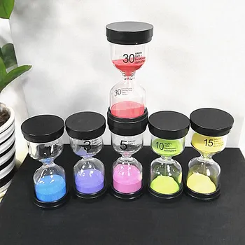 multiple colour Hourglass 1/3/5/10/15/20 /30 Minutes Timer Minute Sand Watc h Clock Gift Timer Home Decoration Accessories
multiple colour Hourglass 1/3/5/10/15/20 /30 Minutes Timer Minute Sand Watc h Clock Gift Timer Home Decoration Accessories