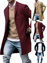 Men's Long Woolen Jacket Button Twill Turn-down Collar Men Long Sleeve Casual Spring/Autumn Solid Fashion Coats 2022 High Street
Men's Long Woolen Jacket Button Twill Turn-down Collar Men Long Sleeve Casual Spring/Autumn Solid Fashion Coats 2022 High Street