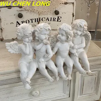 WU CHEN LONG Creative Cupid's Angel Sculpture Figure Figurine Resin Craft European Garden FlowerPot Gardening Decoration R5732
WU CHEN LONG Creative Cupid's Angel Sculpture Figure Figurine Resin Craft European Garden FlowerPot Gardening Decoration R5732