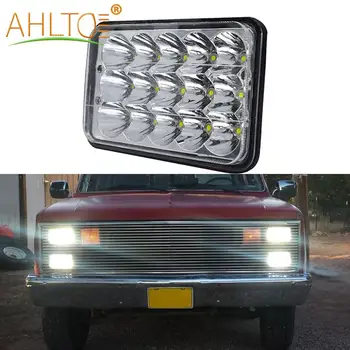 45W LED work light 7x6 Crystal Square High Low Beam H4 Projector led Headlights Cherokee Wrangler front lights
45W LED work light 7x6 Crystal Square High Low Beam H4 Projector led Headlights Cherokee Wrangler front lights