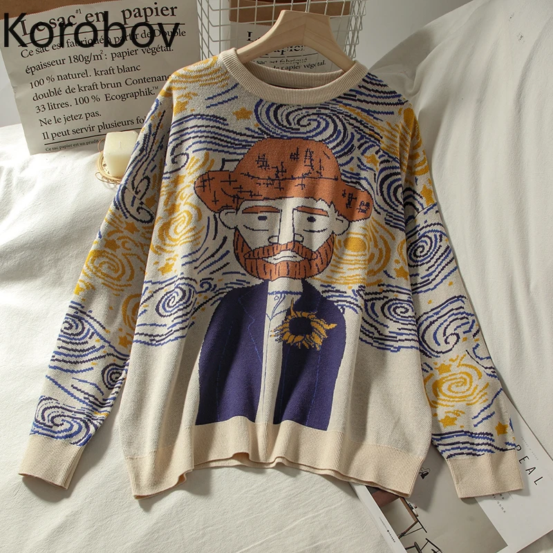 FREE SHIPPING Harajuku Vintage Cartoon Sweaters JKP4372 FREE SHIPPING Harajuku Vintage Cartoon Sweaters JKP4372