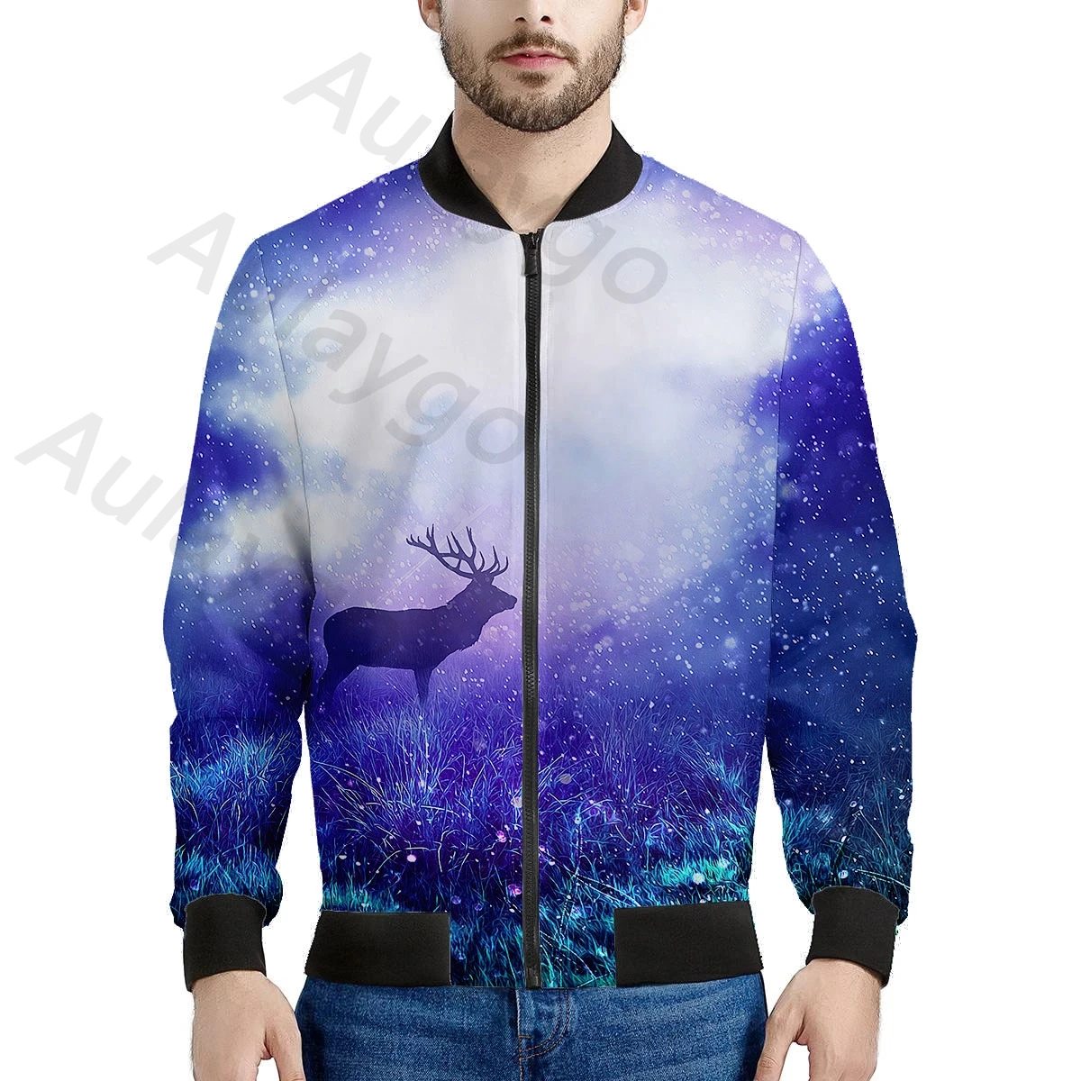 Aulaygo Jacket Men Autumn Casual Zipper Animal Starry Sky Series Big Size Overcoat Baseball Thin Jacket Coats Male Ropa Hombre
Aulaygo Jacket Men Autumn Casual Zipper Animal Starry Sky Series Big Size Overcoat Baseball Thin Jacket Coats Male Ropa Hombre