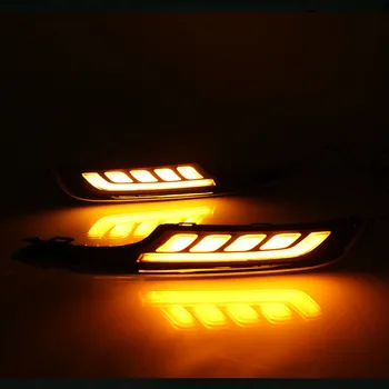 DRL Daytime Running Light LED Fog Lamp Cover With Yellow Turning Signal Functions High-power For VW Golf 7 2013 2014 2015 2016
DRL Daytime Running Light LED Fog Lamp Cover With Yellow Turning Signal Functions High-power For VW Golf 7 2013 2014 2015 2016