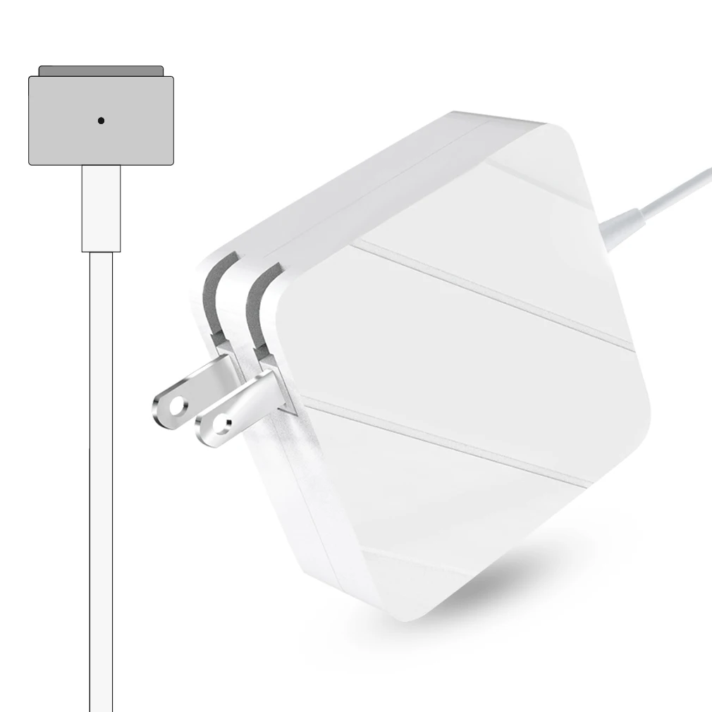 Mac-Book Air Charger Repalcement for 11 inch and 13 inch After Mid 2012 AC 45W Magnetic Magsafe 2 (T-tip) Shape Connector Power
Mac-Book Air Charger Repalcement for 11 inch and 13 inch After Mid 2012 AC 45W Magnetic Magsafe 2 (T-tip) Shape Connector Power
