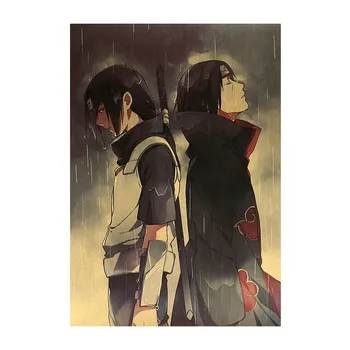 

Anime Naruto Uchiha Itachi Kraft Paper Poster Wall Stickers Home Decoration Painting Room Picture
