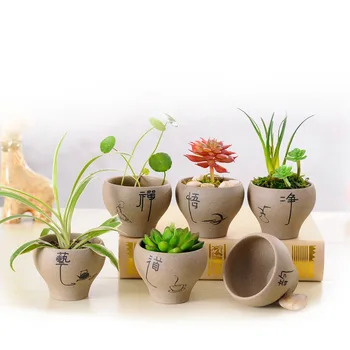 Succulent Flower Pot Chinese Retro Flower Ceramic Cucurbit Teacup Stoneware Mini Pot
Succulent Flower Pot Chinese Retro Flower Ceramic Cucurbit Teacup Stoneware Mini Pot