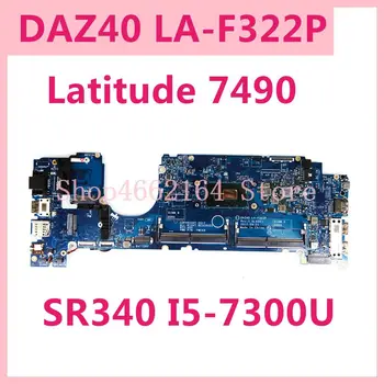 For DELL Latitude 7490 Laptop Motherboard CN-093WF9 93WF9 DAZ40 LA-F322P With SR340 I5-7300U 100% Tested Working Well
For DELL Latitude 7490 Laptop Motherboard CN-093WF9 93WF9 DAZ40 LA-F322P With SR340 I5-7300U 100% Tested Working Well